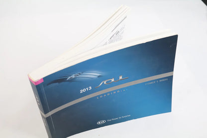 2013 13 KIA SOUL OWNER'S OWNERS MANUAL WARRANTY GUIDE BOOK SET OEM