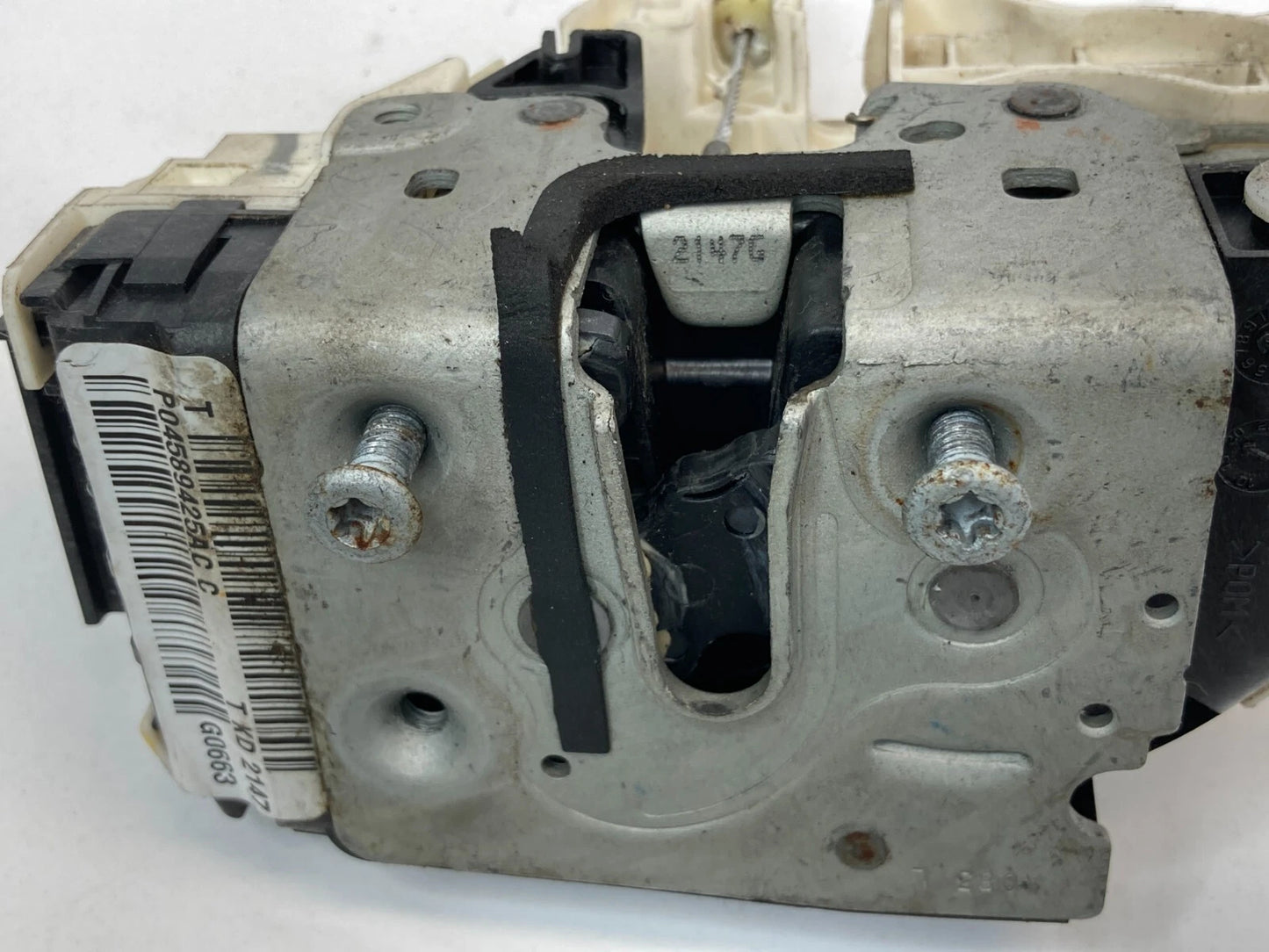 07 08 CHRYSLER SEBRING REAR LEFT DOOR LOCK LATCH RELEASE ACTUATOR P04589425AC