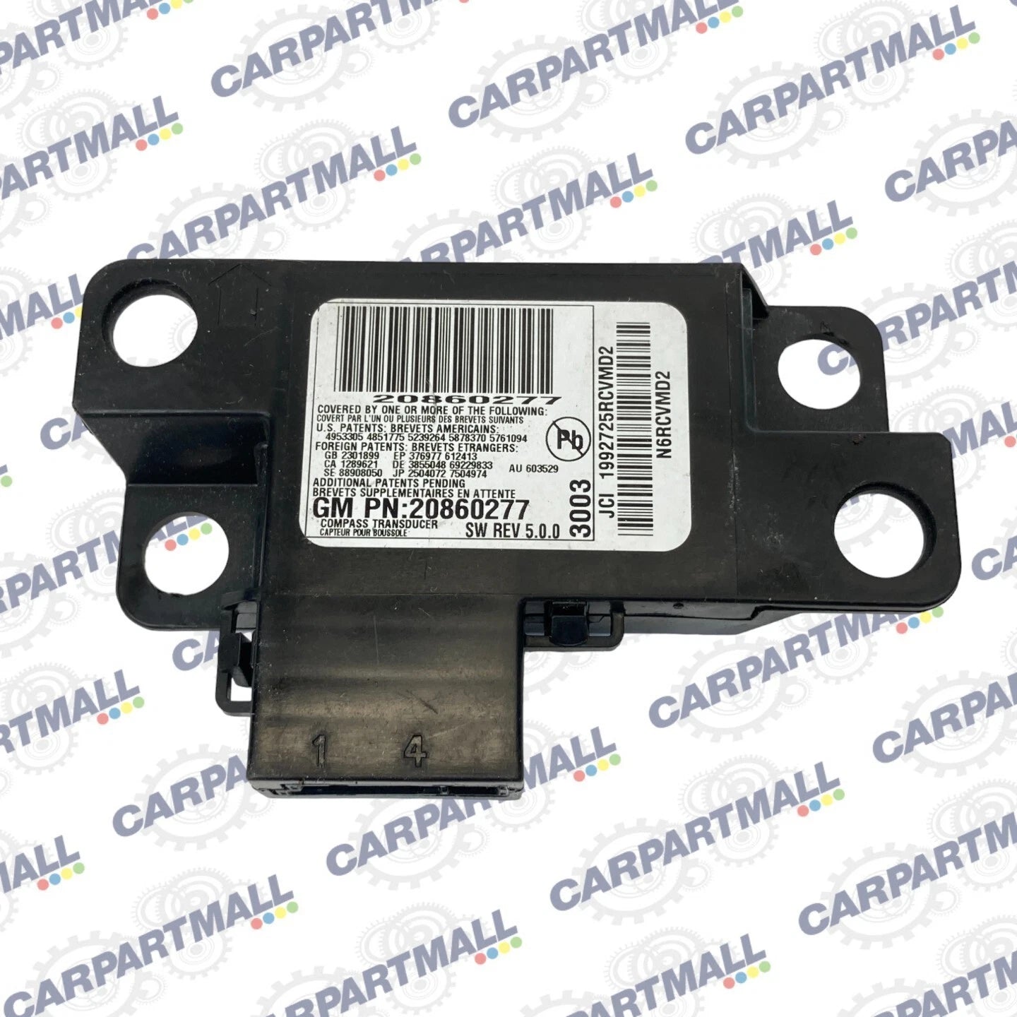 2012-2015 CHEVROLET CAPTIVA SPORT NAVIGATION COMPASS CONTROL MODULE 20860277 OEM