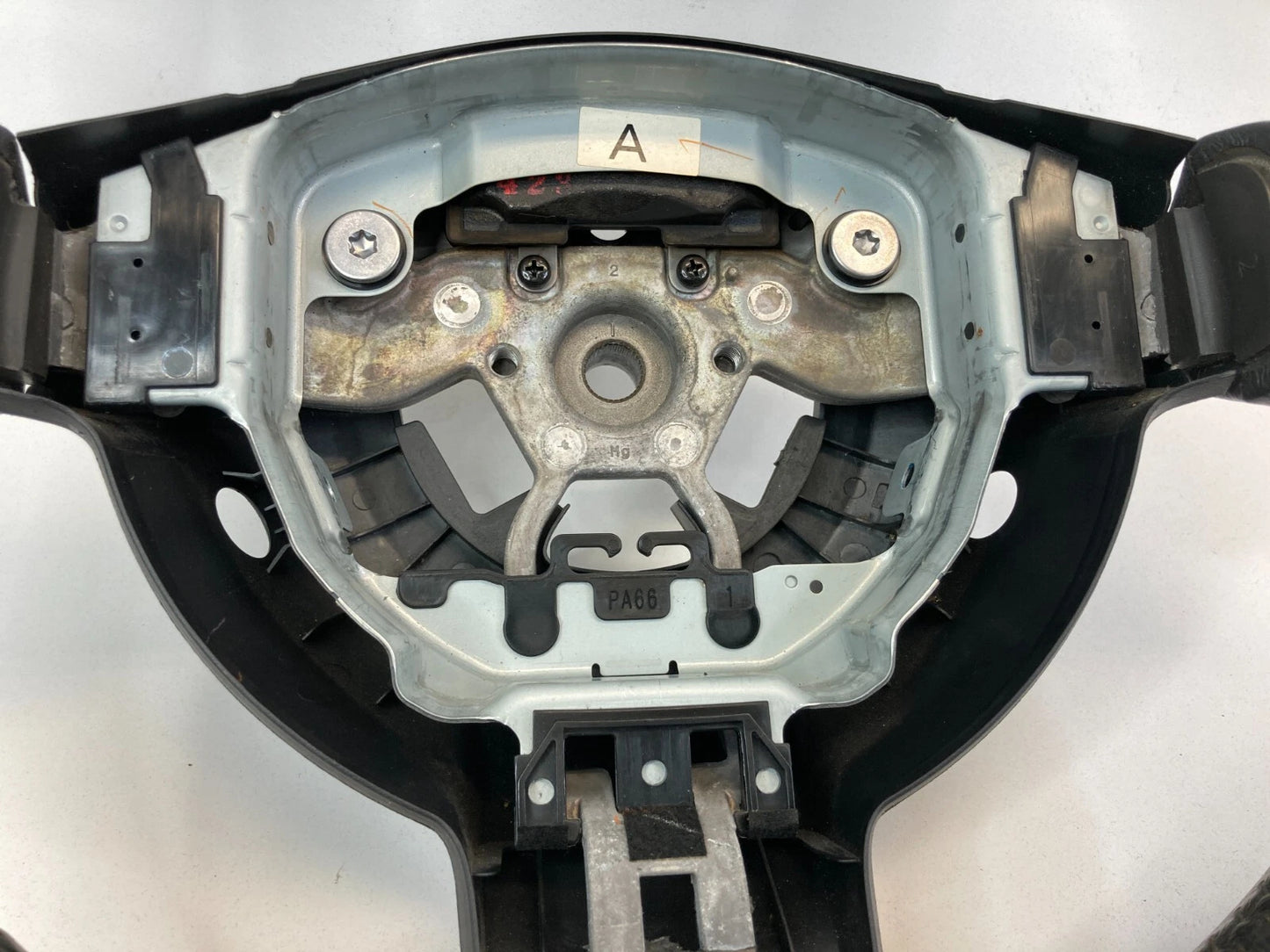 2008-2013 NISSAN ROGUE 14 15 ROGUE SELECT STEERING WHEEL LEATHER BLACK ASSEMBLY