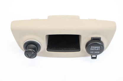 2006-2011 HYUNDAI ACCENT LOWER DASH CONSOLE STORAGE TRAY 12V OUTLET BEZEL OEM