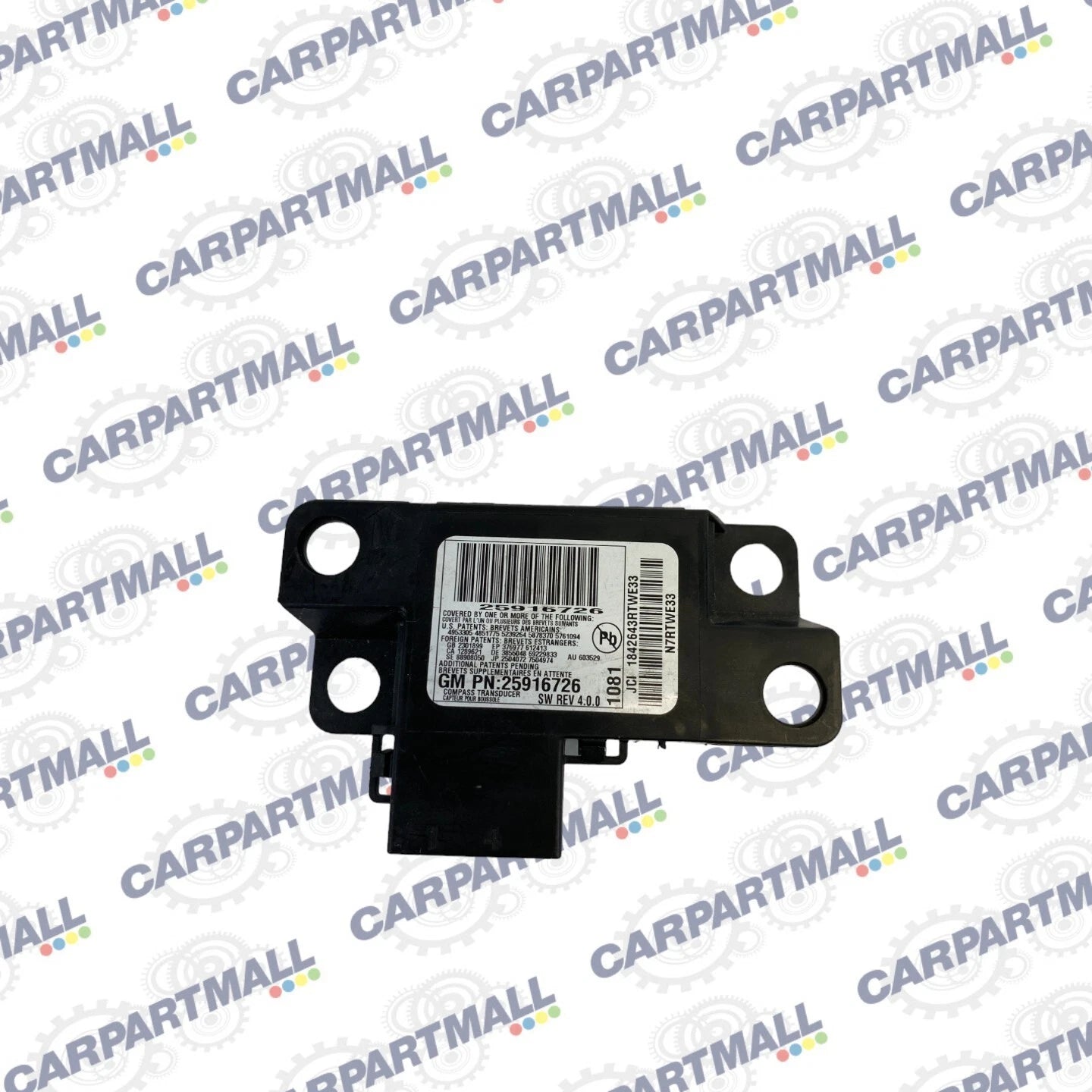 07-16 GMC ACADIA 09 10 SATURN OUTLOOK ELECTRONIC COMPASS CONTROL MODULE 25916726