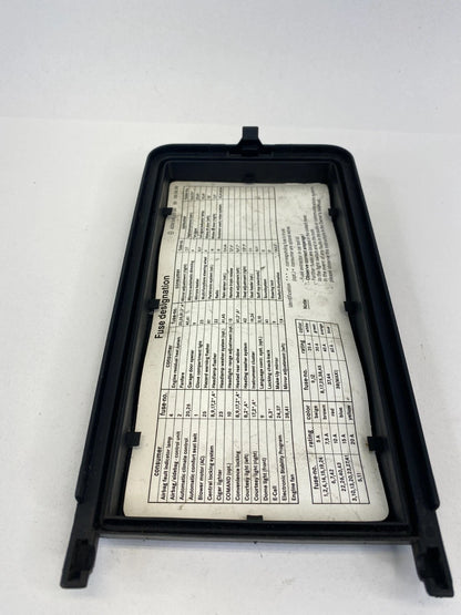 1999-2003 MERCEDES-BENZ CLK430 UNDER HOOD FUSE BOX COVER LID CAP 2085452300