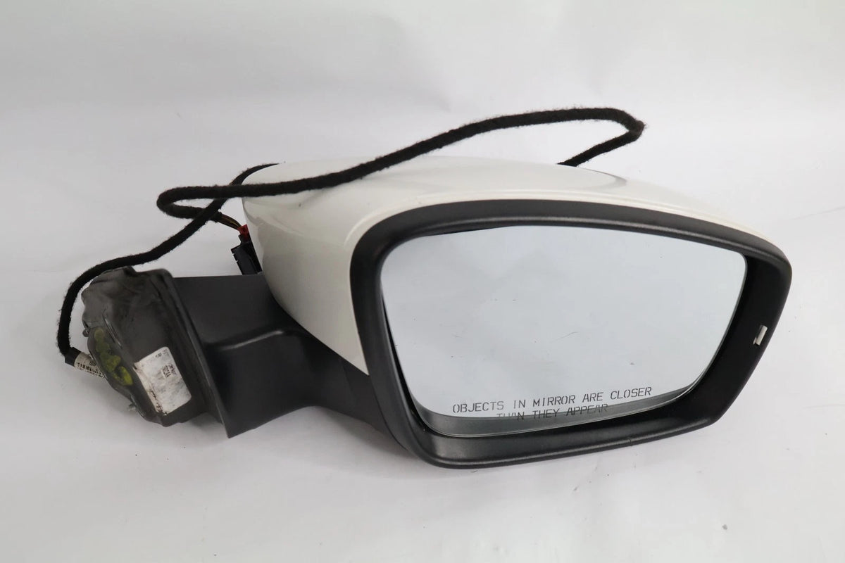 2012-2015 VOLKSWAGEN PASSAT RIGHT SIDE VIEW POWER DOOR MIRROR ASSEMBLY WHITE OEM