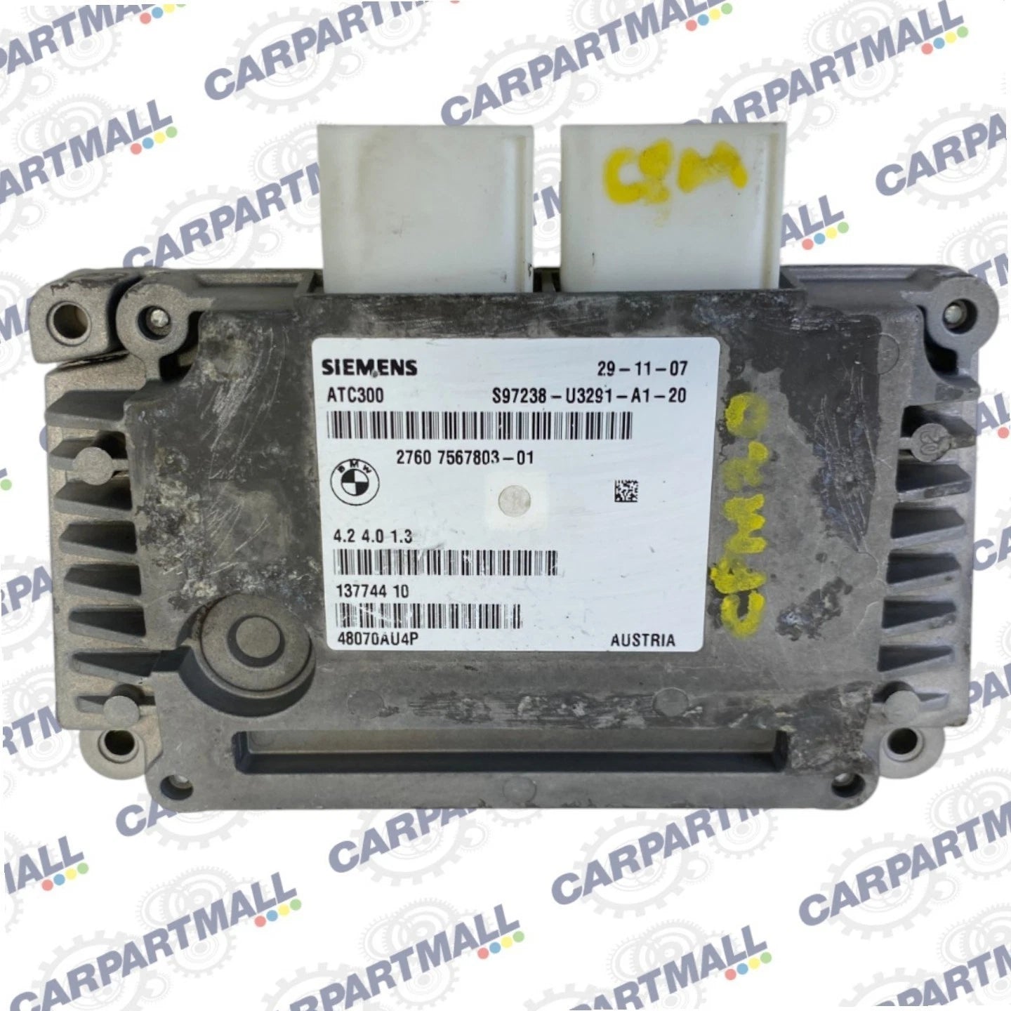 2007 2008 BMW 328XI TRANSFER CASE COMPUTER CONTROL MODULE UNIT 27-60-7-567-803