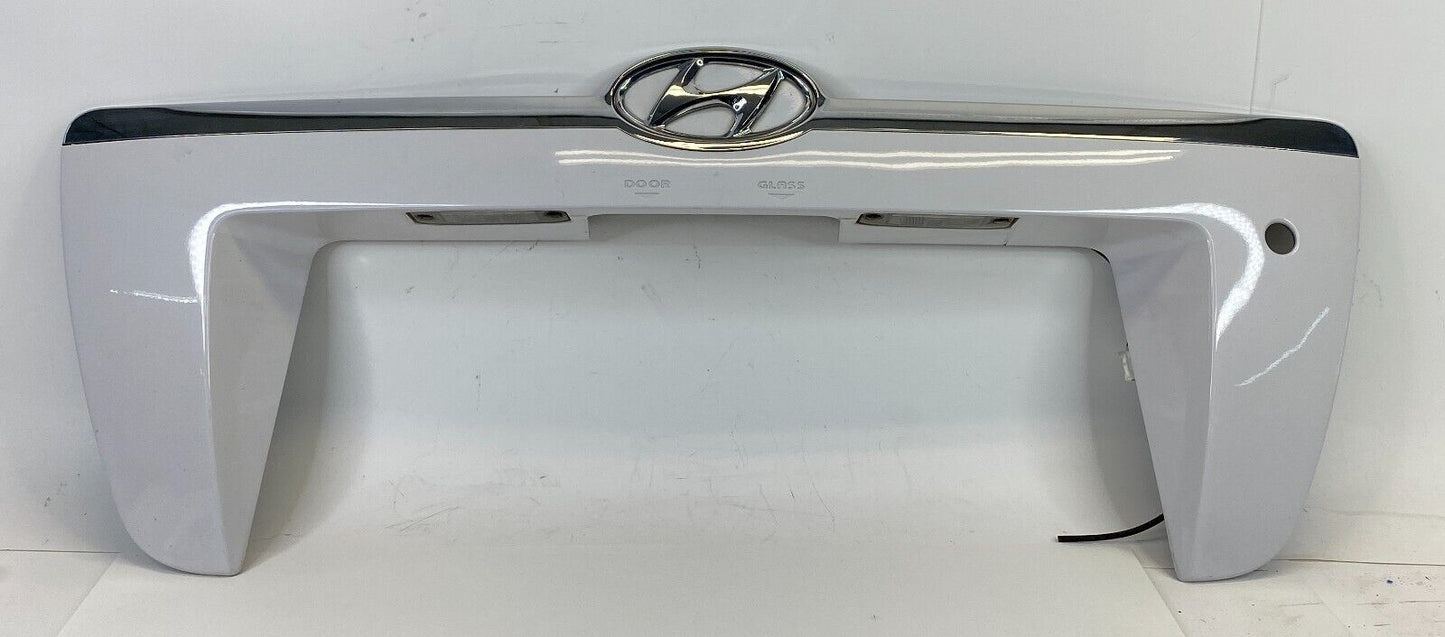 2005-2008 Hyundai Tucson Rear Lift Gate Hatch Licenser Plate Trim Molding OEM