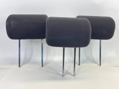 09 10 SET OF 3 HONDA FIT REAR LEFT & RIGHT & MIDDLE SEAT HEADREST CLOTH OEM