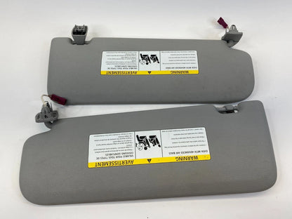 2011-2017 BMW X3 SUNVISOR SUN VISOR SHADE LEFT RIGHT SET PAIR W/ CLIPS OEM