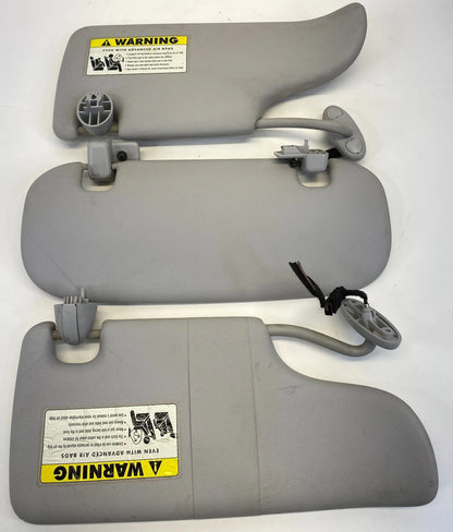 2005 2006 MINI COOPER SUN VISOR PAIR MIRROR LIGHT DRIVER & PASSENGER LH RH OEM