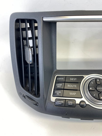 08-13 Infiniti G37 Dash Info Radio Player Navigation System Control Panel OEM