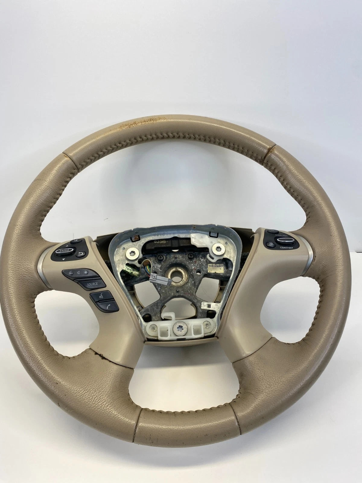 2013-2016 NISSAN PATHFINDER STEERING WHEEL W/ CRUISE & AUDIO CONTROL OEM