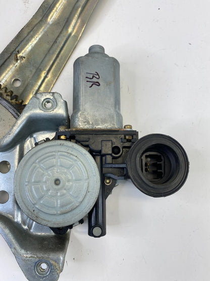 03-08 TOYOTA COROLLA REAR RIGHT DOOR WINDOW REGULATOR W/ MOTOR 85720-12300 OEM