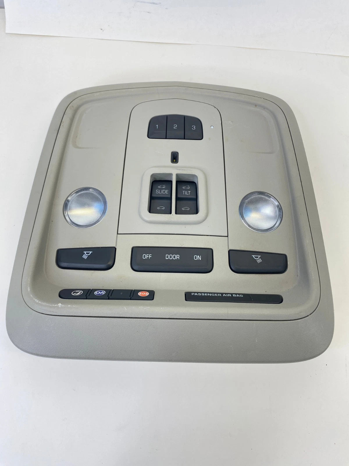 13-18 CADILLAC ATS OVERHEAD ROOF CONSOLE DOME MAP LIGHT SUNROOF SWITCH 22972741
