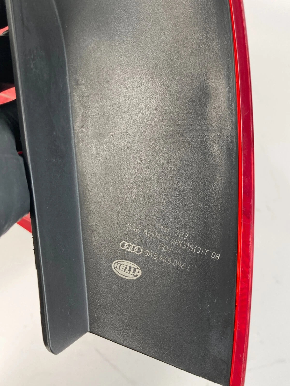 2009-2012 AUDI A4 S4 SEDAN RIGHT PASSENGER OUTER LED TAIL LIGHT REAR LAMP OEM