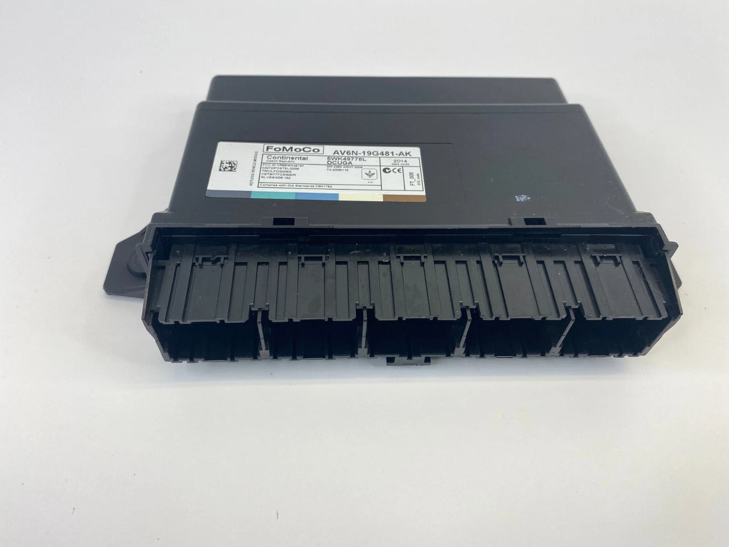 13-16 FORD ESCAPE 1.6L AT KEYLESS ENTRY LOCKING CONTROL MODULE AV6N-19G481-AK