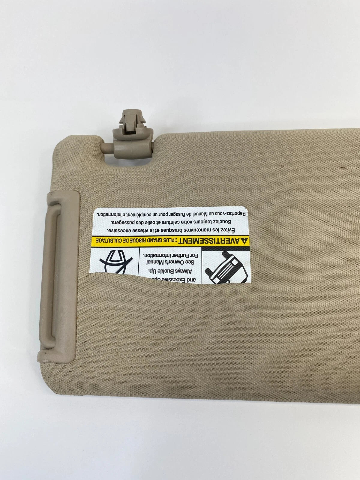 2005-2012 NISSAN PATHFINDER LEFT DRIVER SIDE SUNVISOR SUN VISOR SHADE W/ MORROR