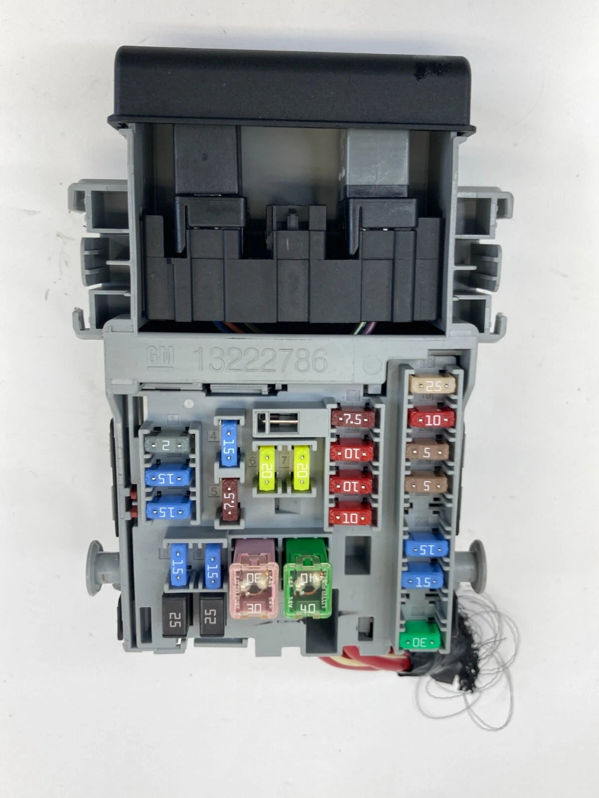 10-12 BUICK LACROSSE 3.6L INSTRUMENT PANEL DASH CABIN INTERIOR FUSE BOX 13222786