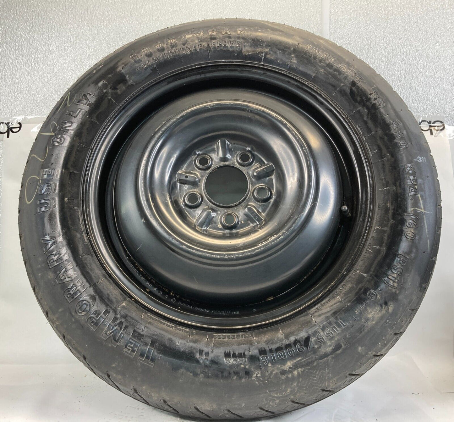 2008-2013 Dodge Avenger Spare Tire Rim Wheel Compact Donut T155/90/D16 100M OEM