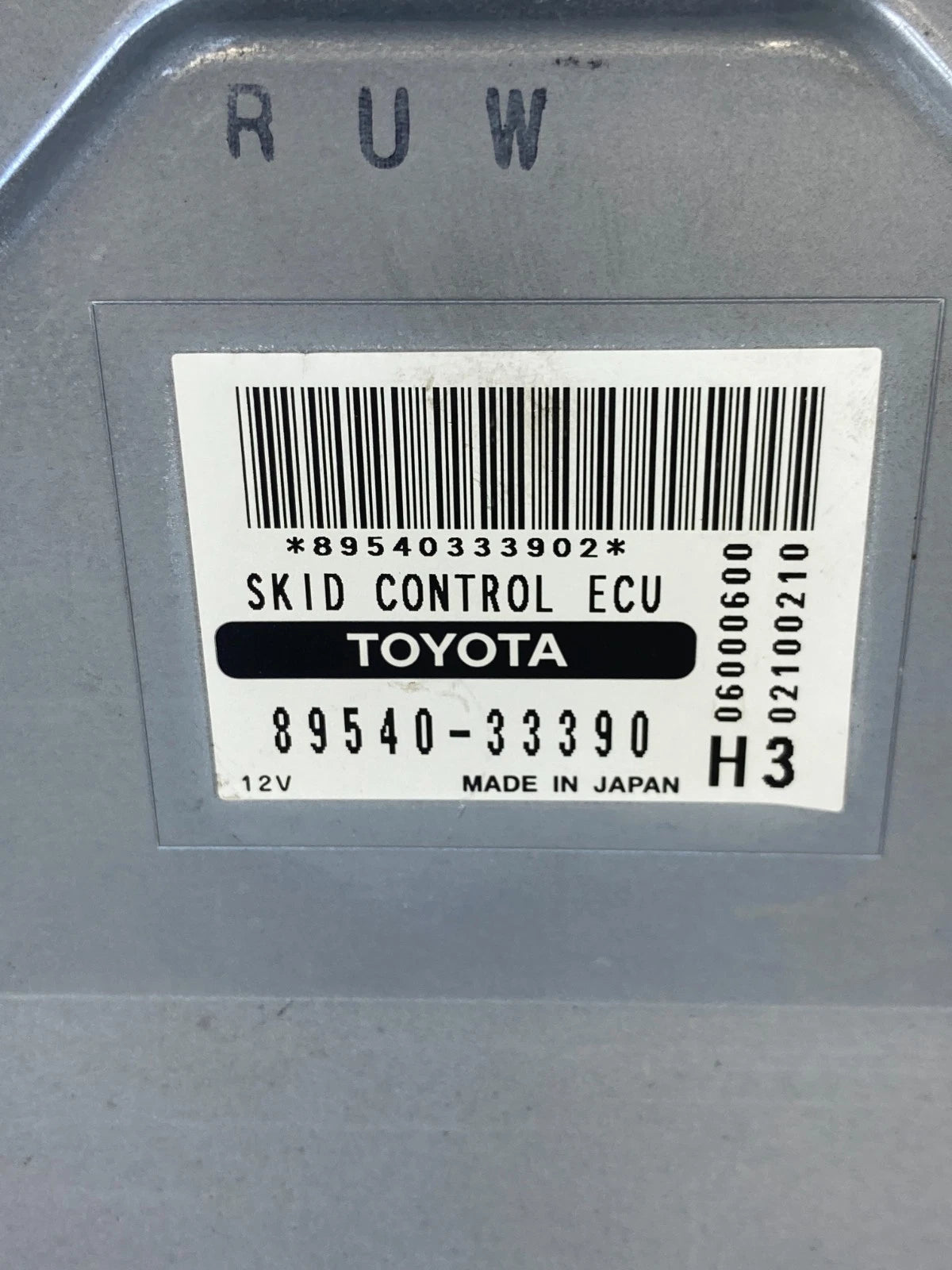 2007-2009 TOYOTA CAMRY HYBRID 2.4L SKID ENGINE CONTROL MODULE UNIT 89540-33390