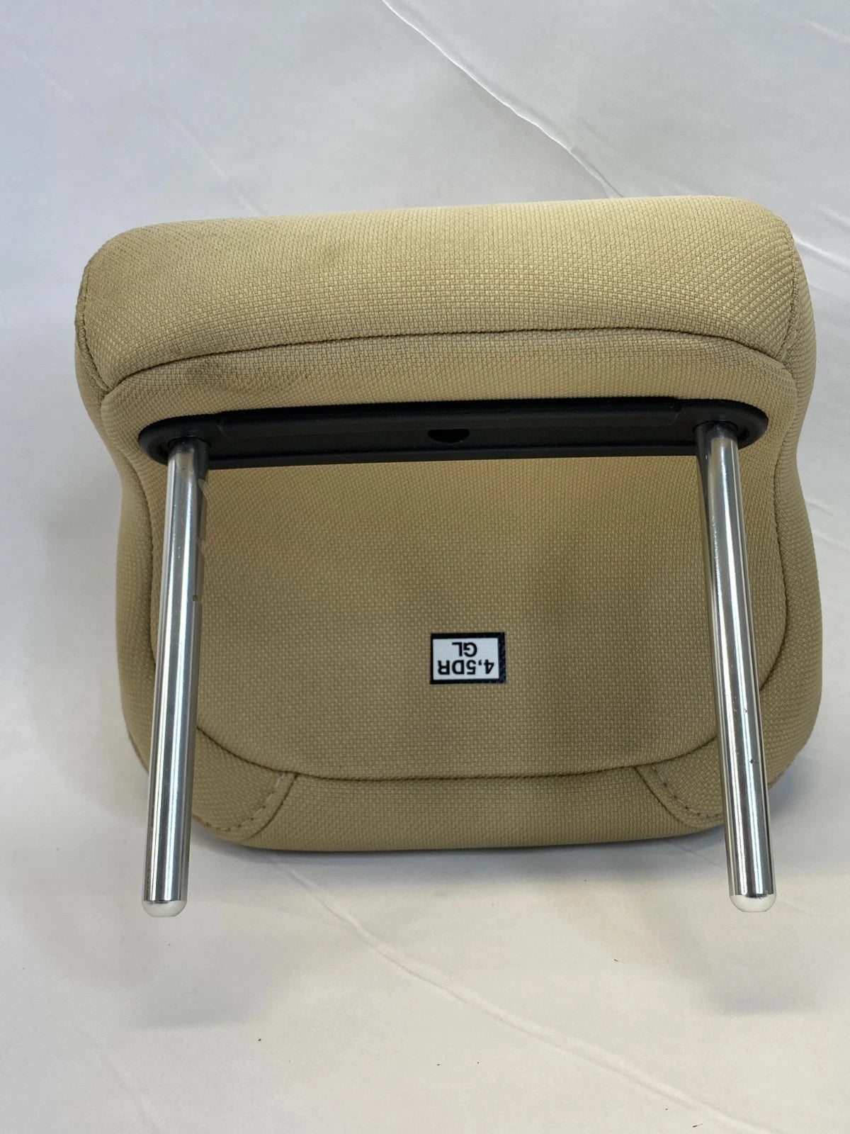 12-14 HYUNDAI ACCENT SEDAN REAR SEATS HEADREST HEAD REST SET OF 3 CLOTH TAN OEM