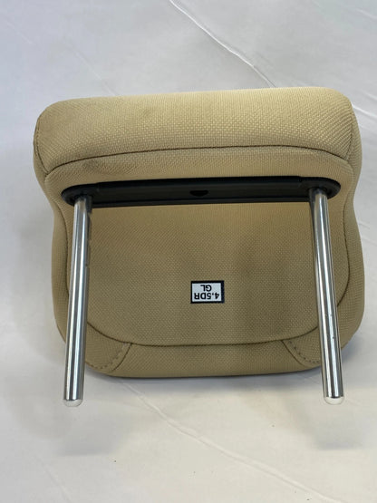 12-14 HYUNDAI ACCENT SEDAN REAR SEATS HEADREST HEAD REST SET OF 3 CLOTH TAN OEM