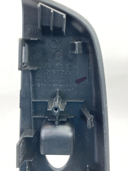 06-11 HONDA CIVIC REAR RIGHT SIDE DOOR POWER WINDOW SWITCH BEZEL 83741-SNA-A010