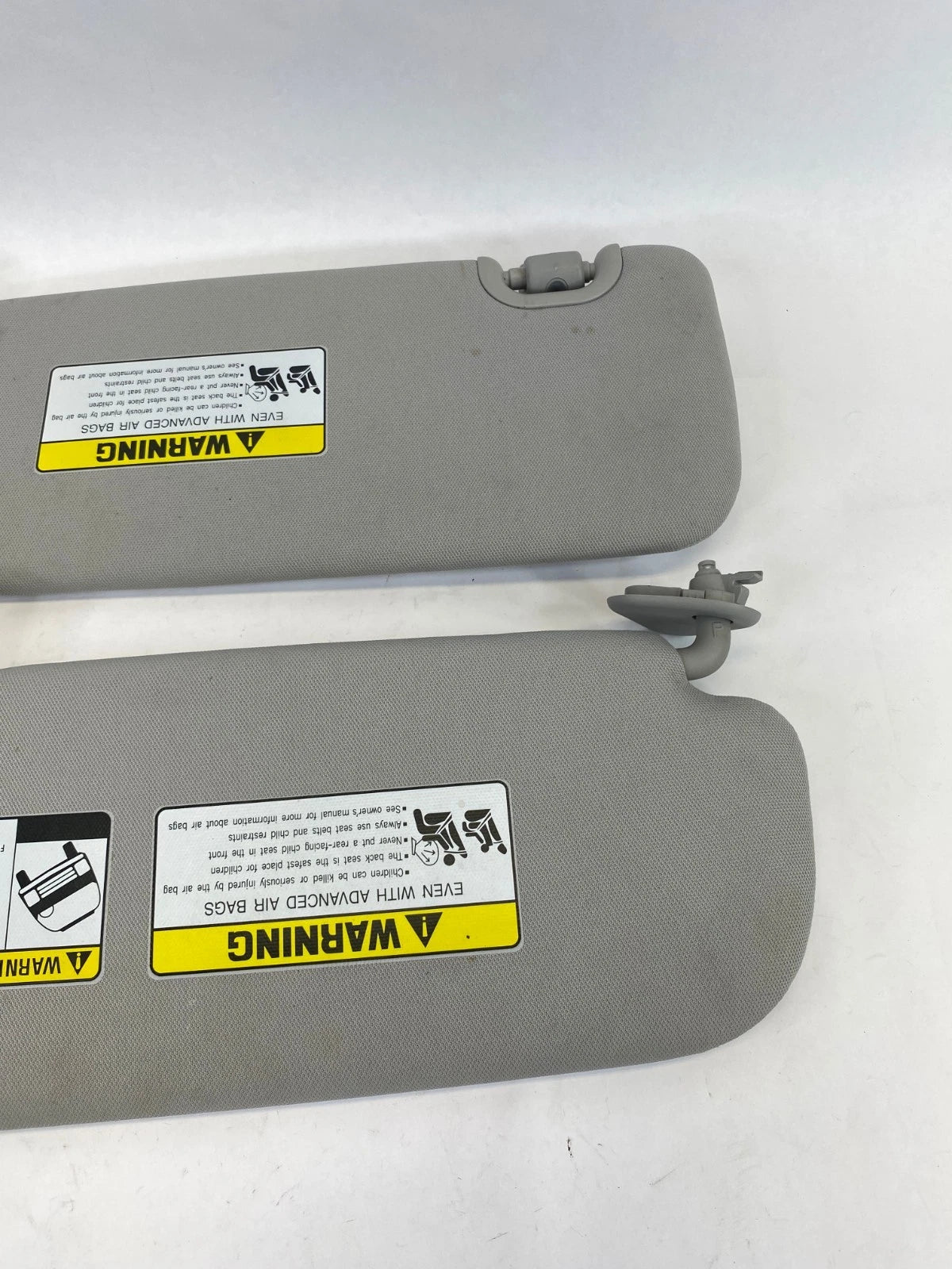 2013-2018 HYUNDAI SANTA FE SPORT SUN VISOR PAIR LH RH CLIPS ASSEMBLY OEM FACTORY