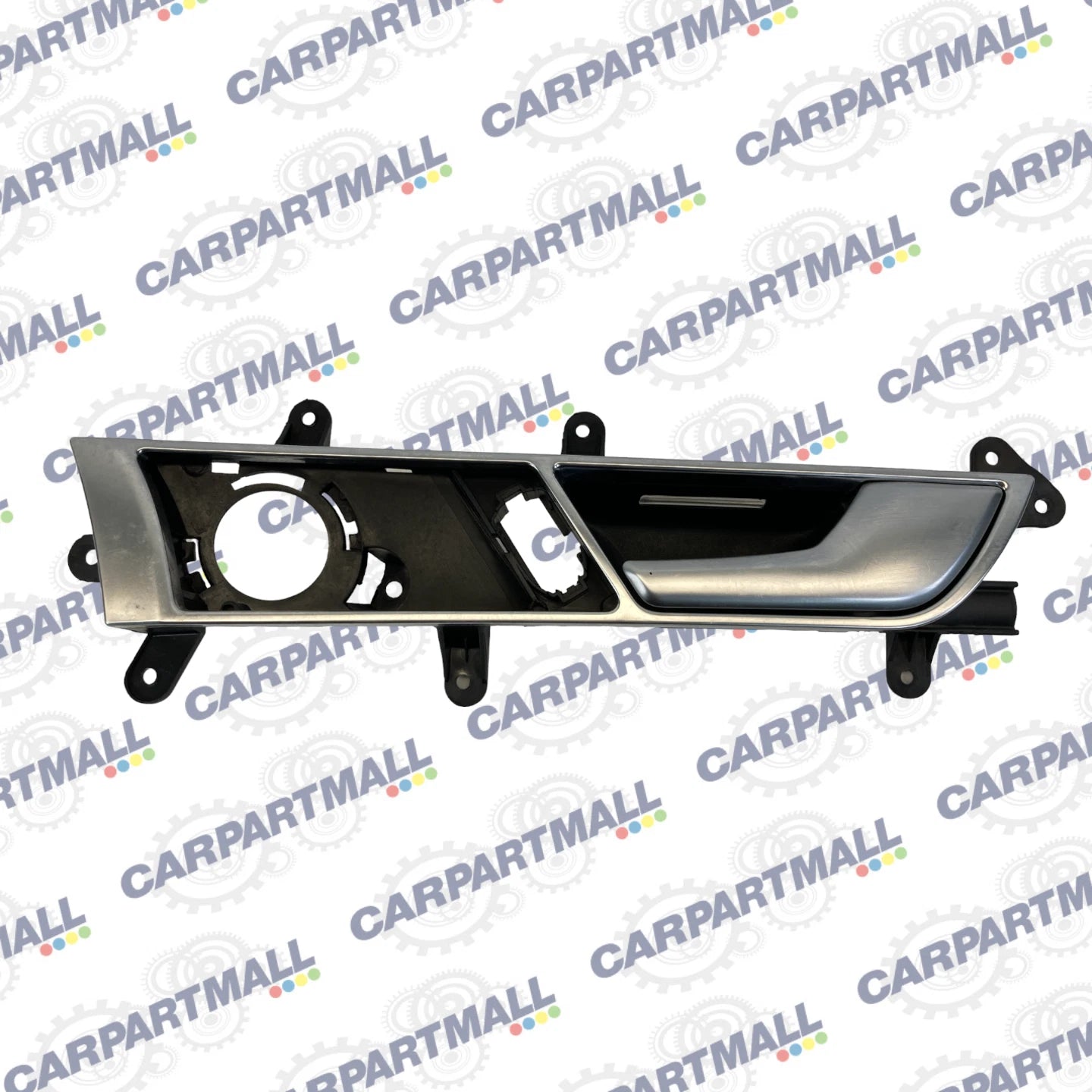 2006-2011 AUDI A6 FRONT RIGHT SIDE INTERIOR DOOR HANDLE W/ BEZEL 4F0-837-020 OEM