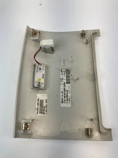 08-10 DODGE GRAND CARAVAN ROOF MOUNT OVERHEAD CONSOLE LIGHT COVER 5KP77DW1AA OEM