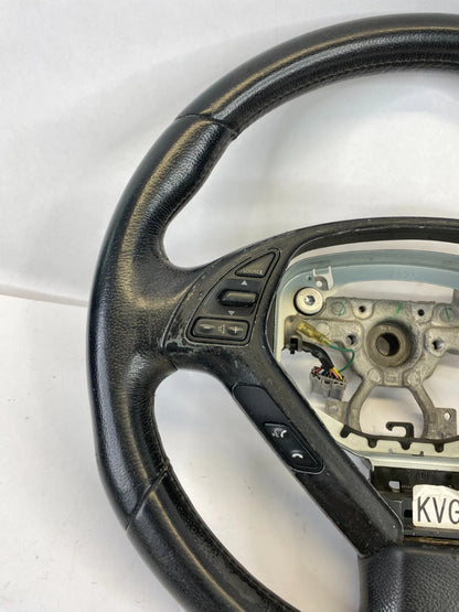 2007 2008 INFINITI G35 SEDAN STEERING WHEEL WITH SWITCHES BLACK LEATHER OEM