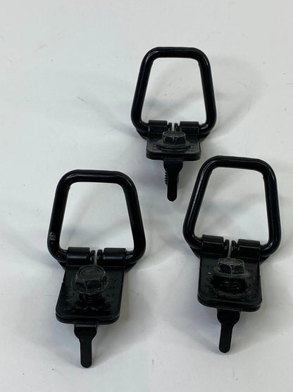 2009-2011 CHEVROLET CHEVY AVEO SEDAN REAR TRUNK TIE DOWN HOOK SET OF 3 OEM