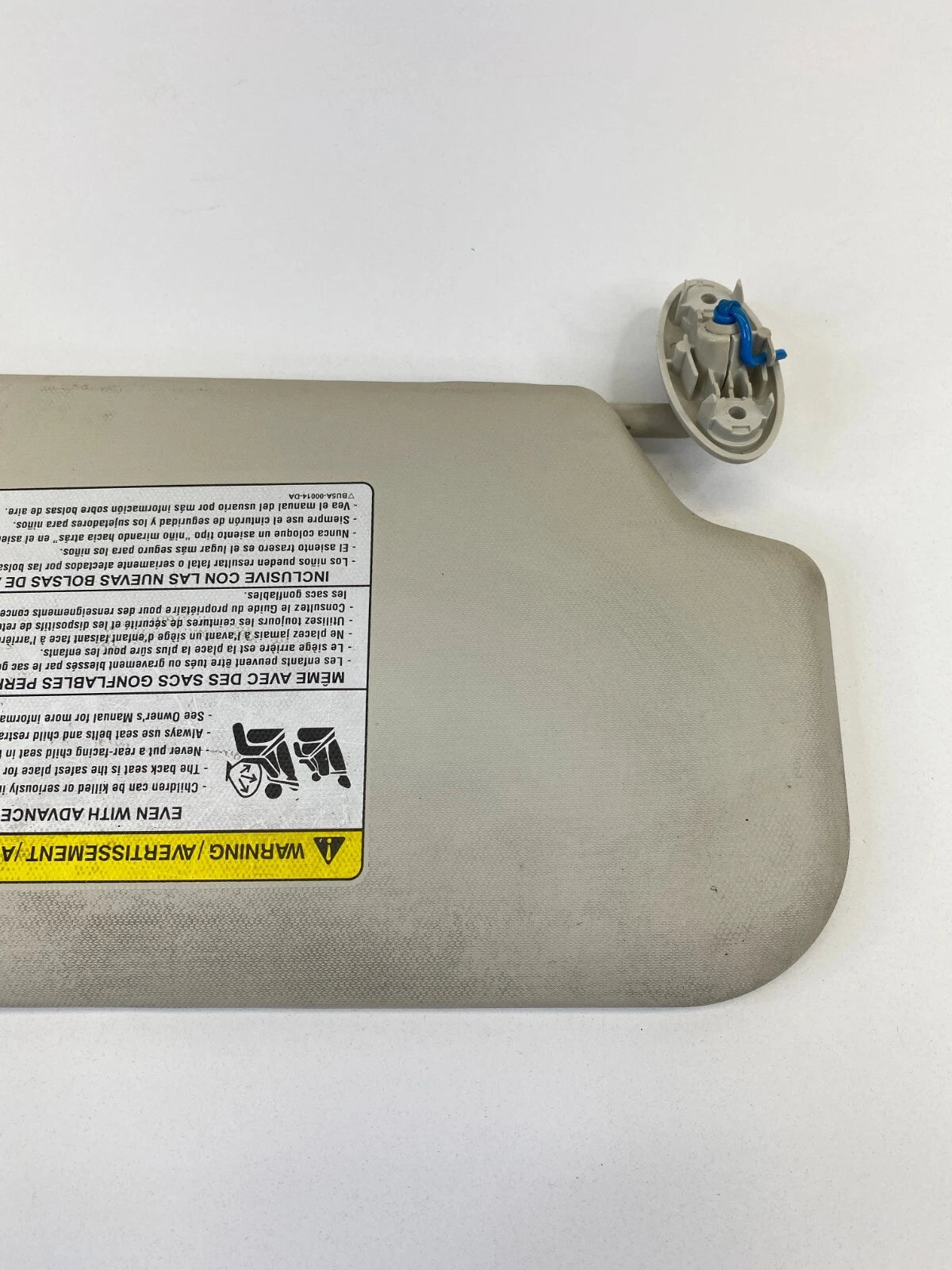2012 2013 FORD FOCUS SEDAN ROOF FRONT LEFT DRIVER SUN VISOR SUNVISOR WITH MIRROR