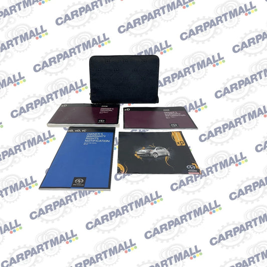 2008 08 SCION XD OWNERS MANUAL GUIDE INFOMATION BOOK W/ CASE OEM