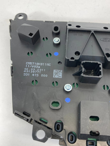 12-14 FORD FOCUS AM/FM RADIO MULTIMEDIA CONTROL SWITCH PANEL CM5T18K811AC OEM