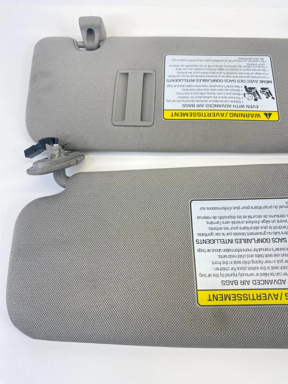 2015-2020 KIA SEDONA ROOF LEFT & RIGHT SUNVISOR PAIR SET OEM