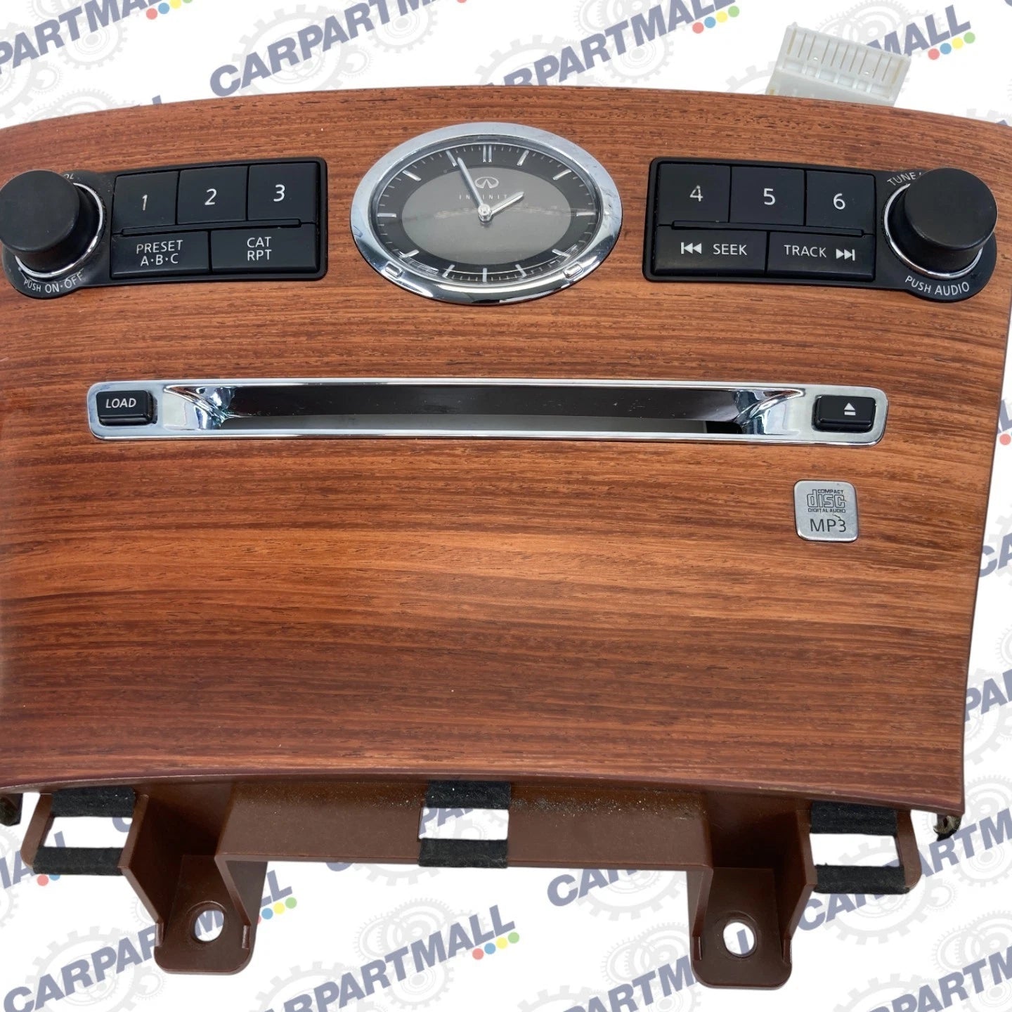 2006 2007 INFINITI M35 RADIO AUDIO CONTROL CENTER PANEL W/ CLOCK 68260-EH100 OEM