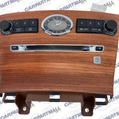 2006 2007 INFINITI M35 RADIO AUDIO CONTROL CENTER PANEL W/ CLOCK 68260-EH100 OEM