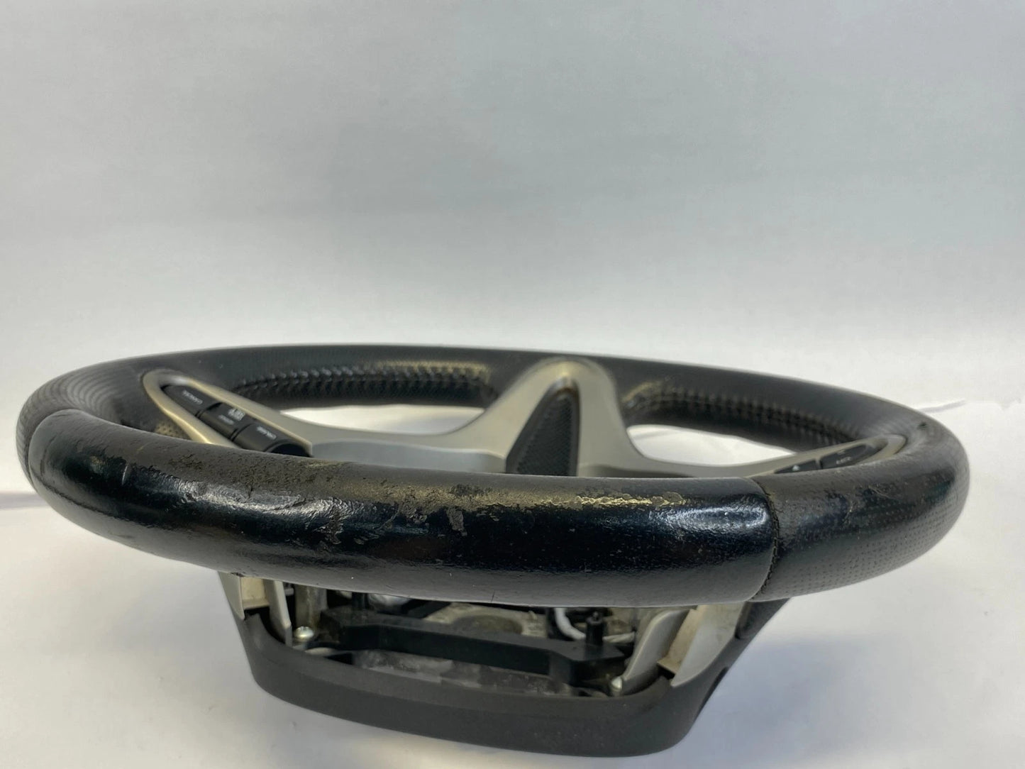 2006-2011 HONDA CIVIC STEERING WHEEL LEATHER BLACK W/ AUDIO CRUISE CONTROL OEM