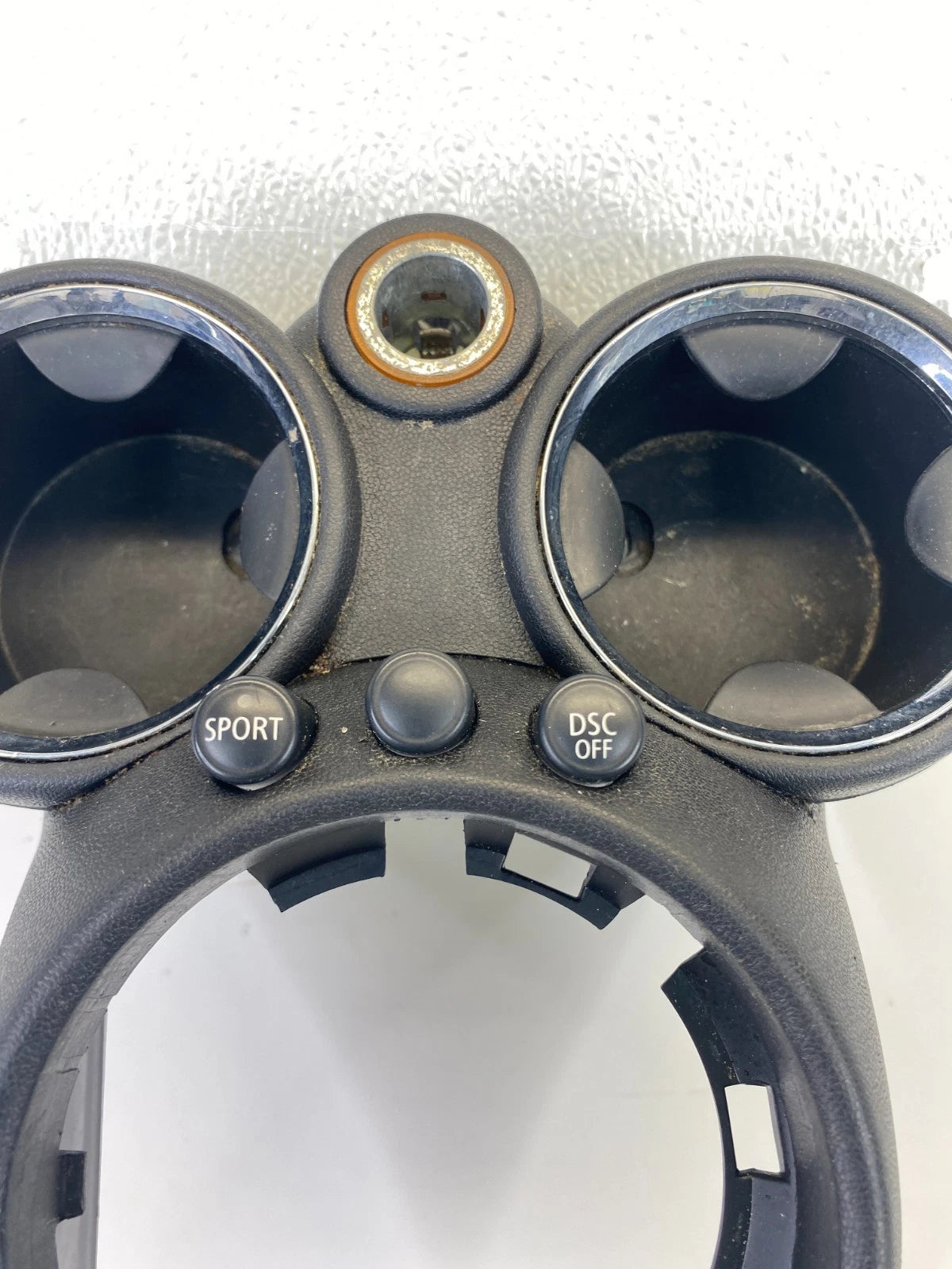 2007-2015 MINI COOPER CENTER CONSOLE CUPHOLDER SWITCH BEZEL TRIM 51162752927 OEM