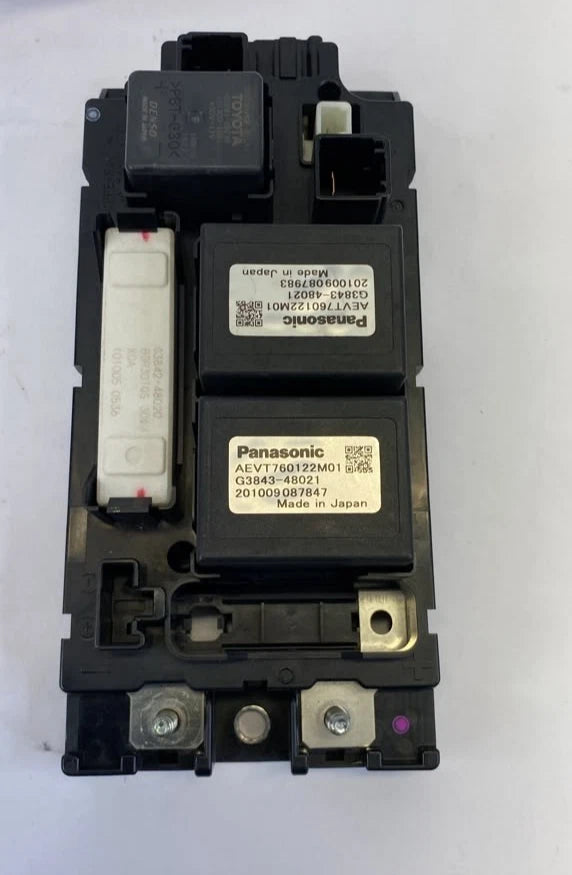 2010-2015 TOYOTA PRIUS HYBRID BATTERY RELAY JUNCTION BLOCK UNIT OEM G3843-48021