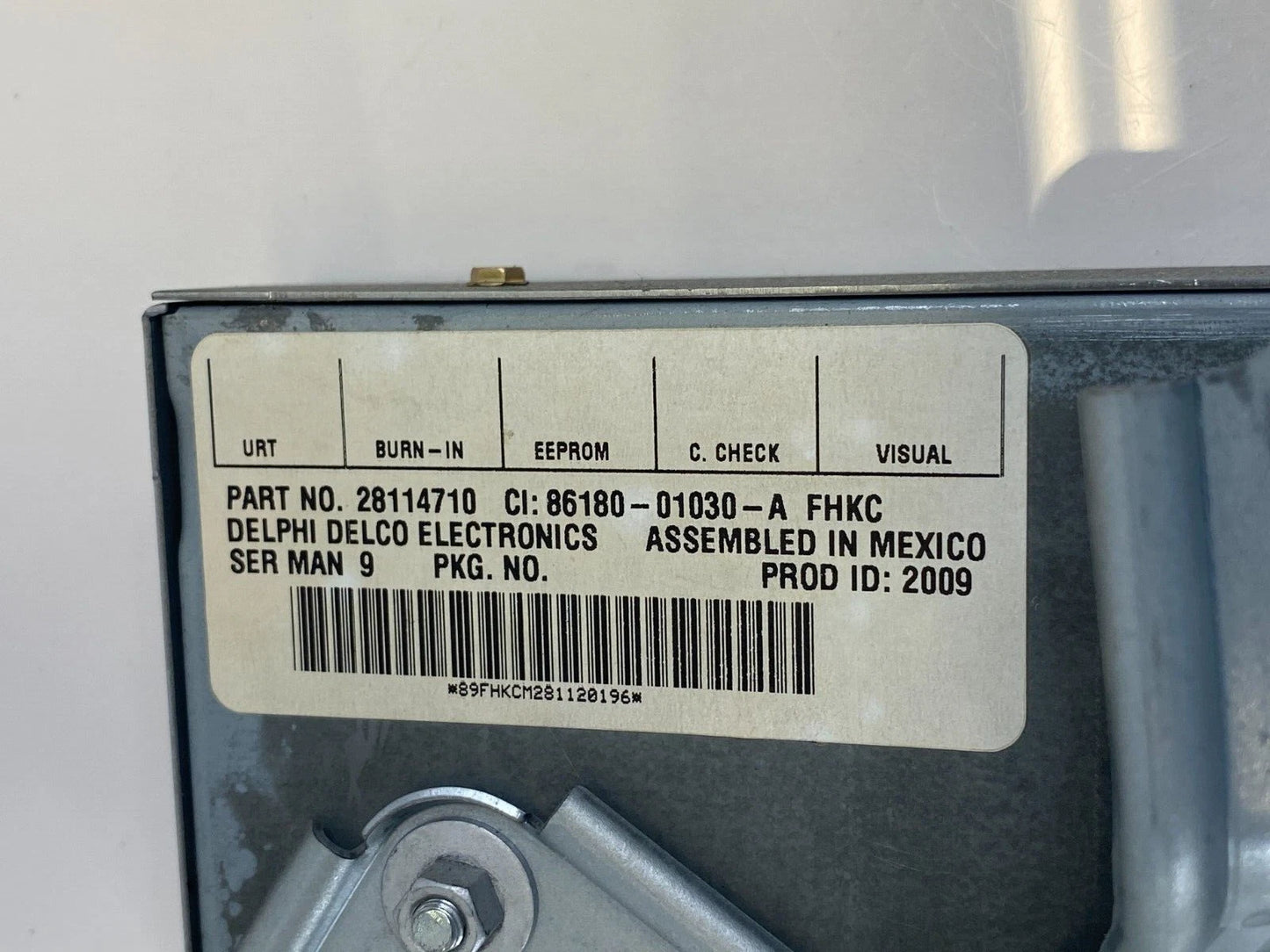 2009 2010 PONTIAC VIBE SATELLITE RADIO AUDIO CONTROL UNIT MODULE 28059655 OEM
