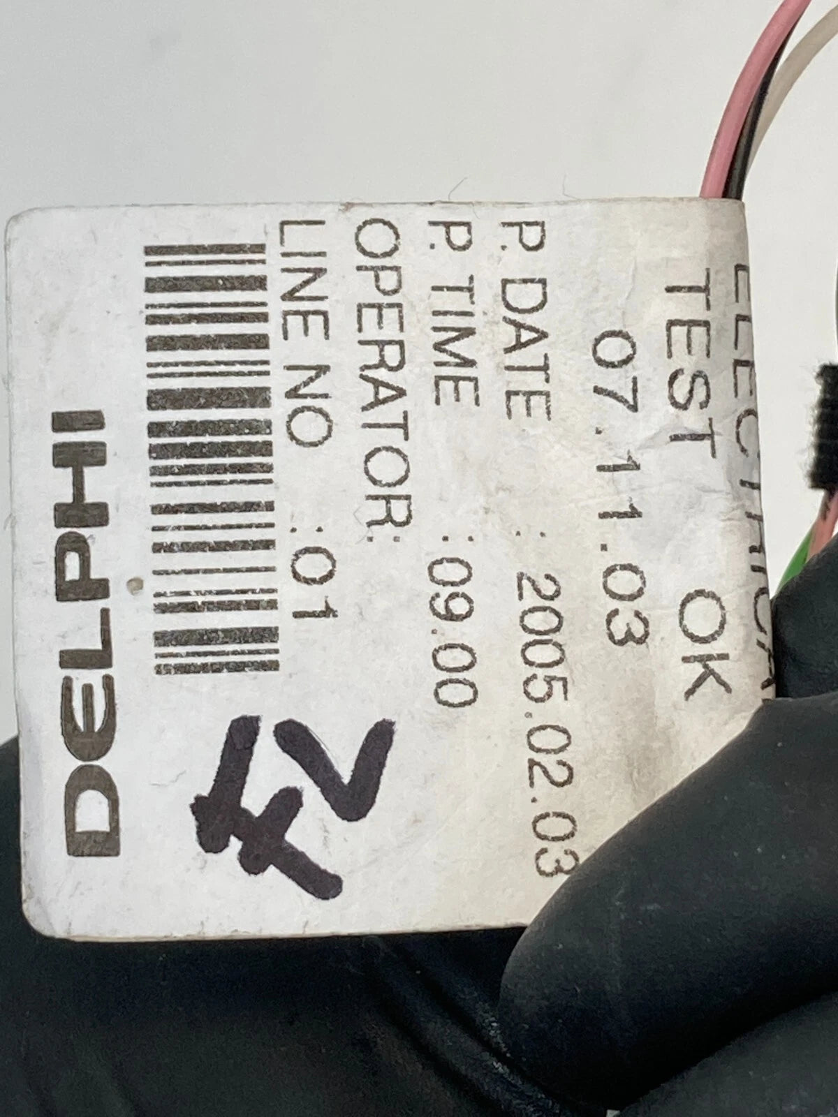 2003-2007 SAAB 9-3 SEDAN FRONT LEFT SIDE DOOR LOCK WIRE WIRING 12804808