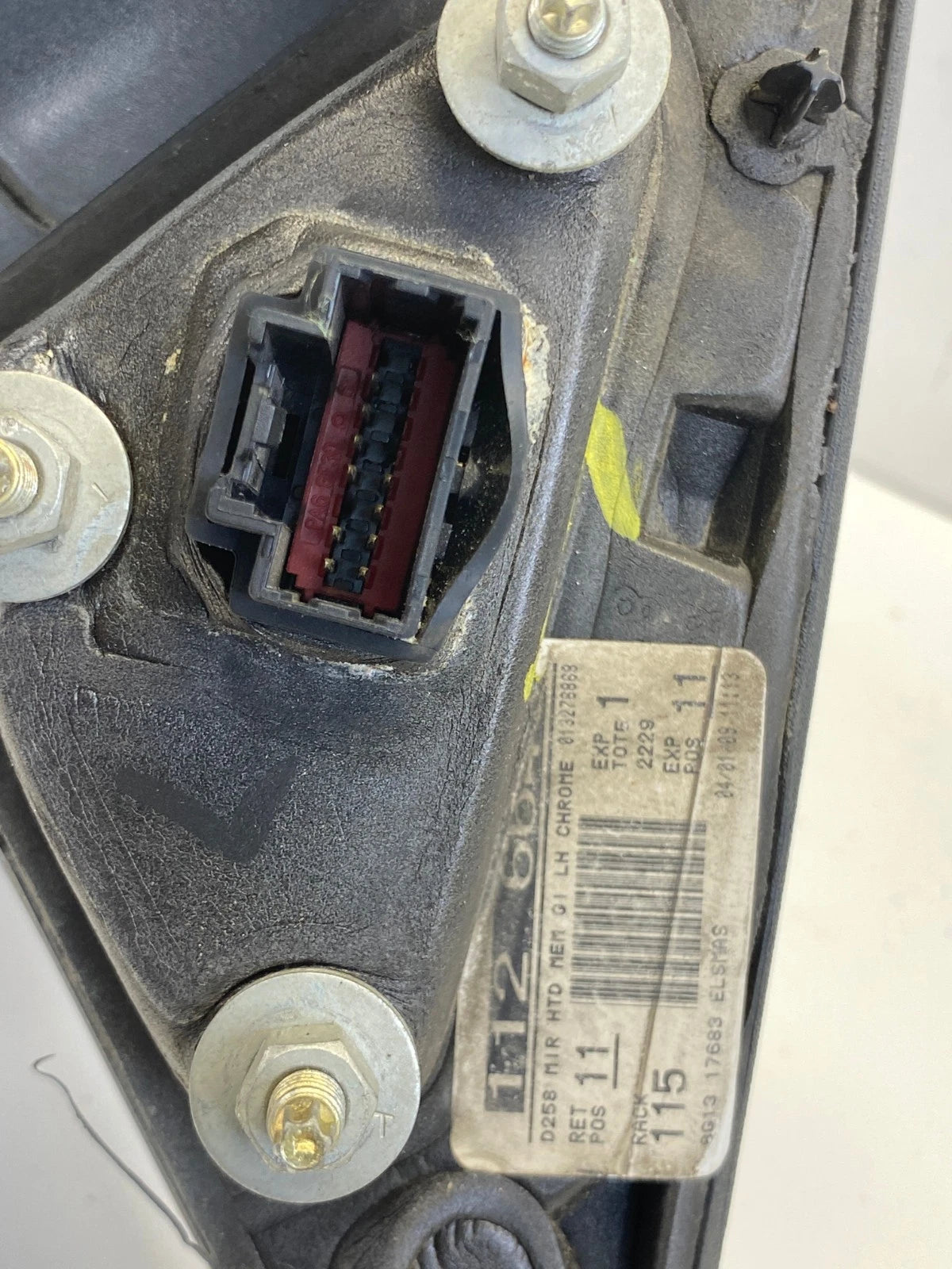 2008 2009 FORD TAURUS DRIVER LEFT SIDE VIEW MIRROR POWER HEATED MEMORY UNIT OEM