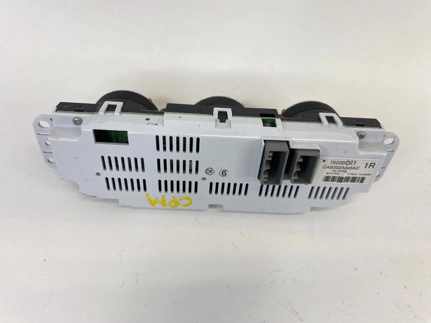 17-21 MITSUBISHI OUTLANDER SPORT AC HEATER CLIMATE CONTROL SELECTOR 7820B081 OEM