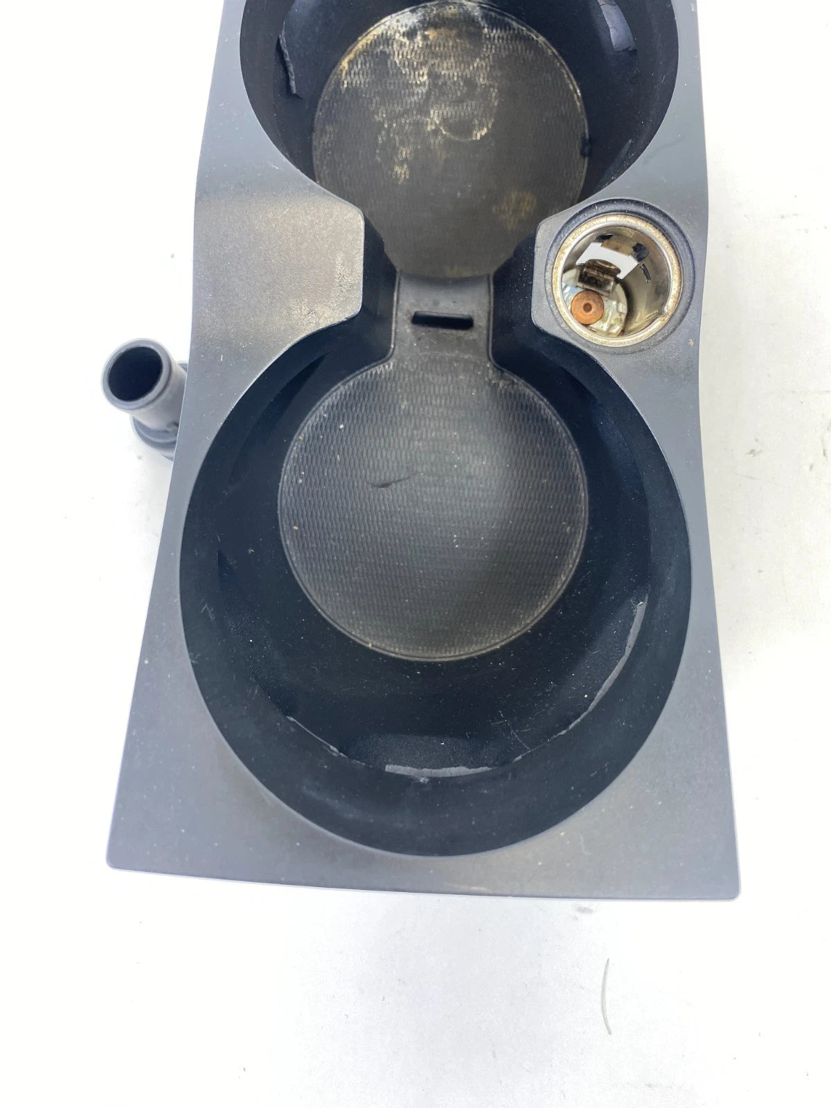 11-13 VOLVO S60 CENTER CONSOLE INSERT DUAL CUP HOLDER CUPHOLDER W/ POWER OUTLET