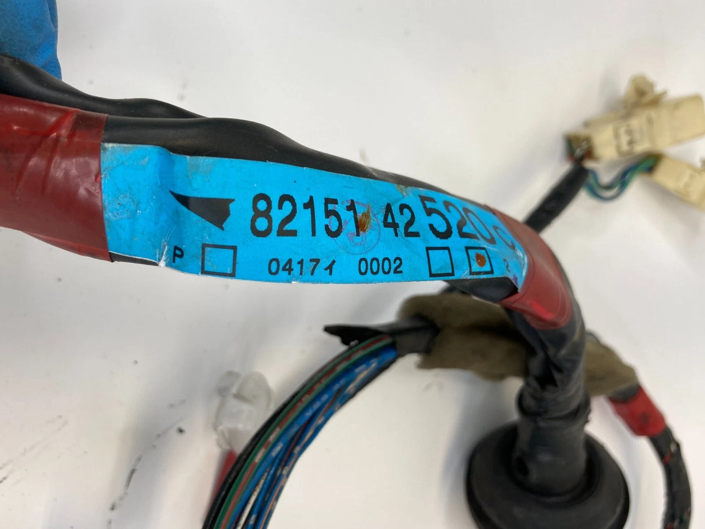2001-2004 TOYOTA RAV-4 RAV4 FRONT RIGHT SIDE DOOR WIRE HARNESS 82151-42520C OEM