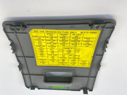 2012-2014 HYUNDAI ACCENT INTERIOR DASH FUSE BOX ACCESS COVER LID CAP 84755-1R000
