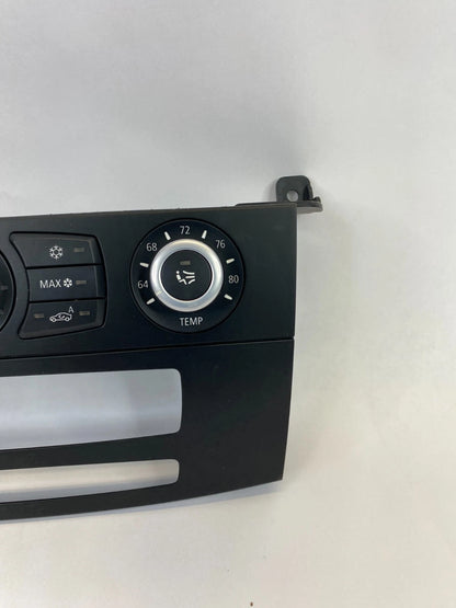2008 BMW E60 535XI A/C TEMPERATURE CLIMATE CONTROL SWITCH W/ BEZEL 64119161610
