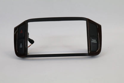 2003-2005 HONDA PILOT CENTER DASH RADIO TRIM BEZEL HAZARD & VTM SWITCH WOOD OEM