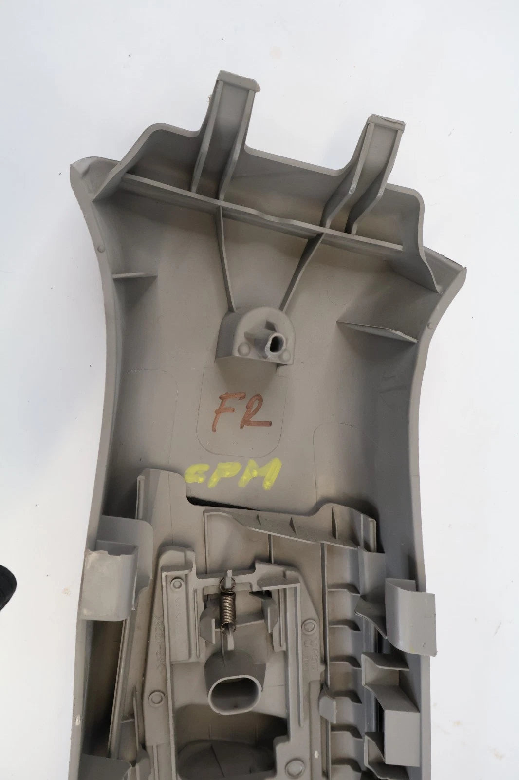 2008-2012 HONDA ACCORD RIGHT UPPER B PILLAR COVER TRIM W SEAT BELT ADJUSTER OEM